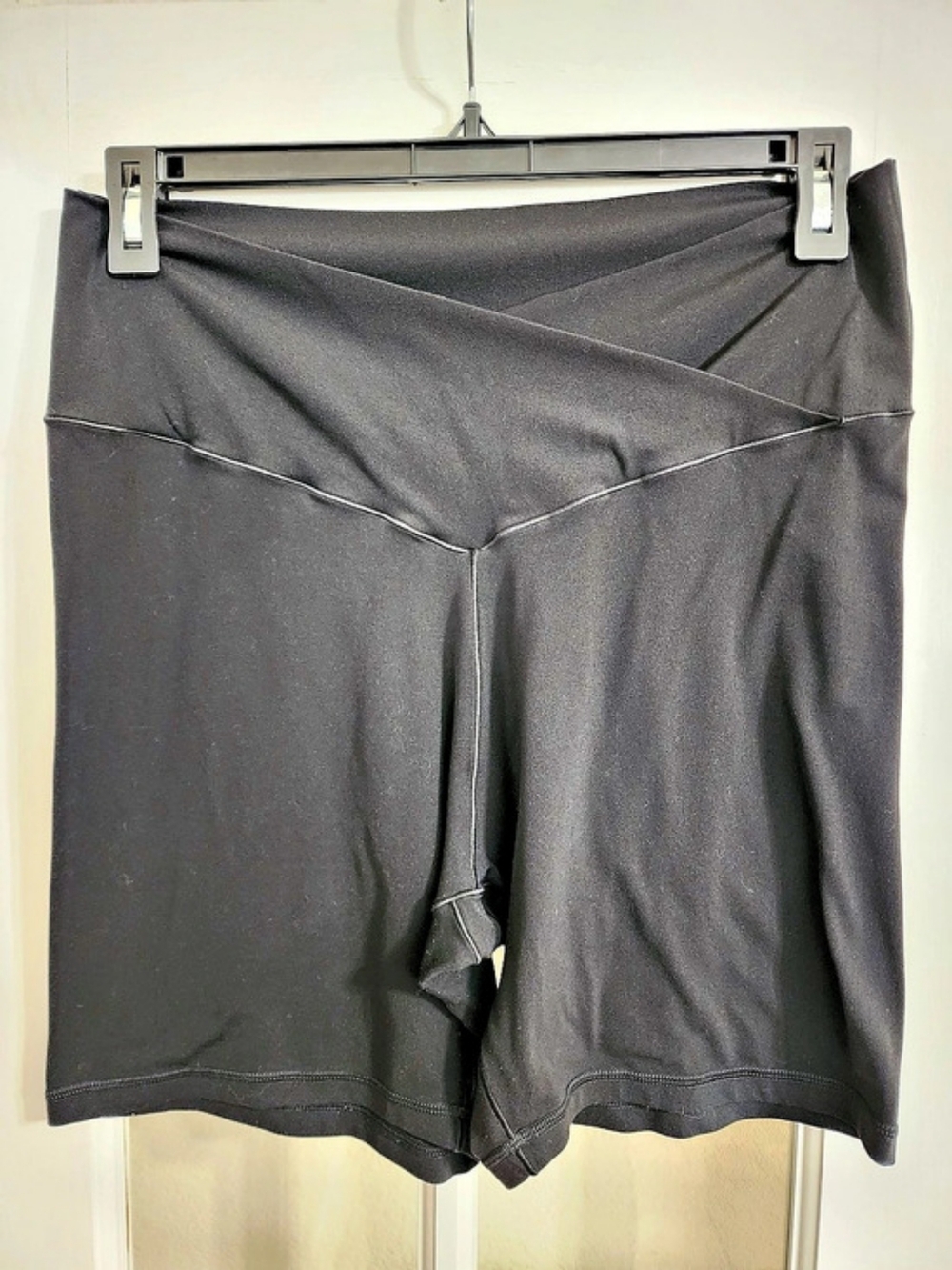 Aerie OFFLINE Real Me Crossover High Rise 7" Bike Shorts Black XXL